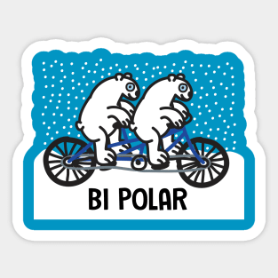 Bi Polar Bears Sticker